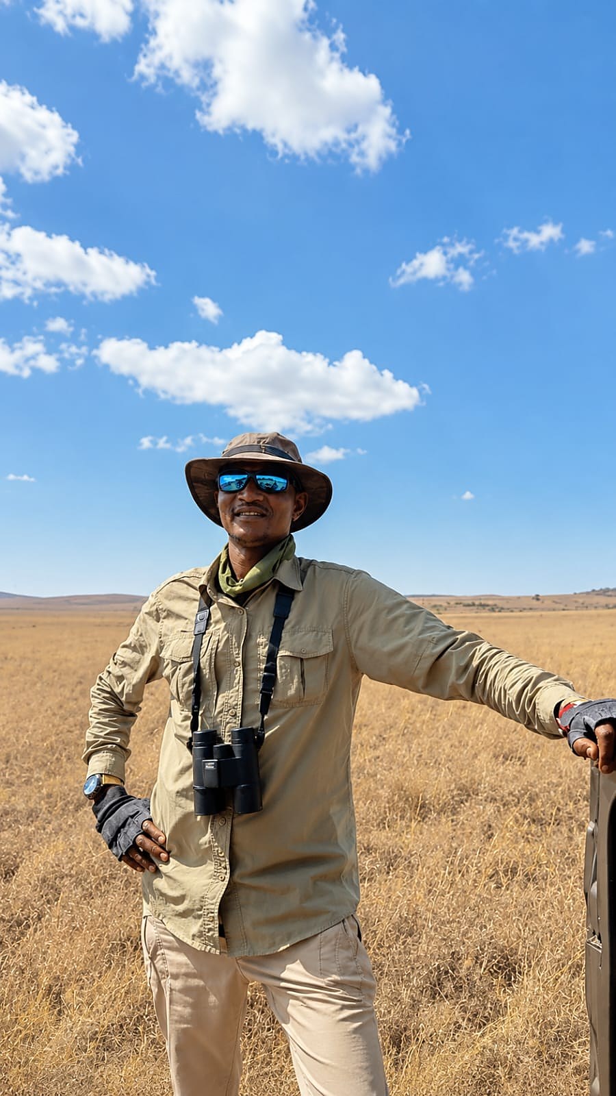 Nissa Ole Kinyaga, founder and lead guide of Nissa Safaris